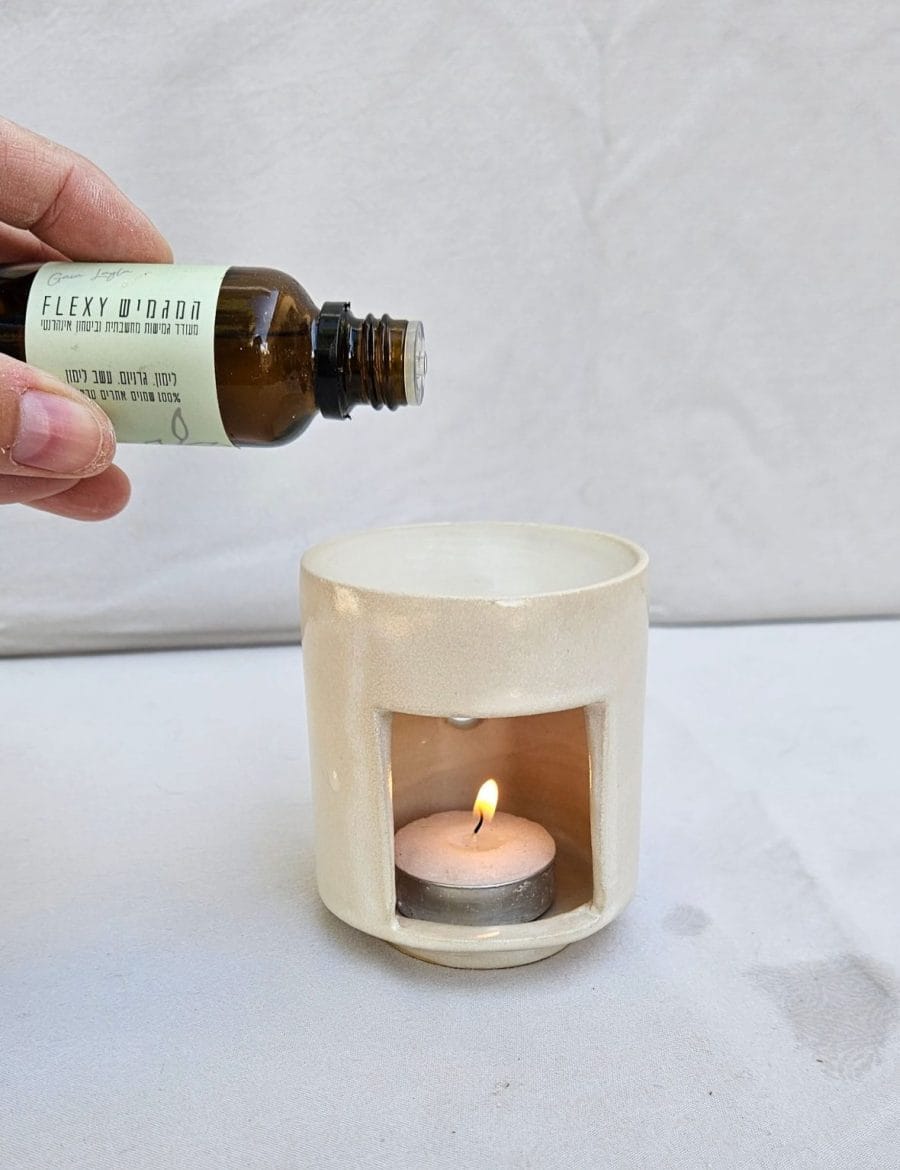 מבער לשמן בלבן