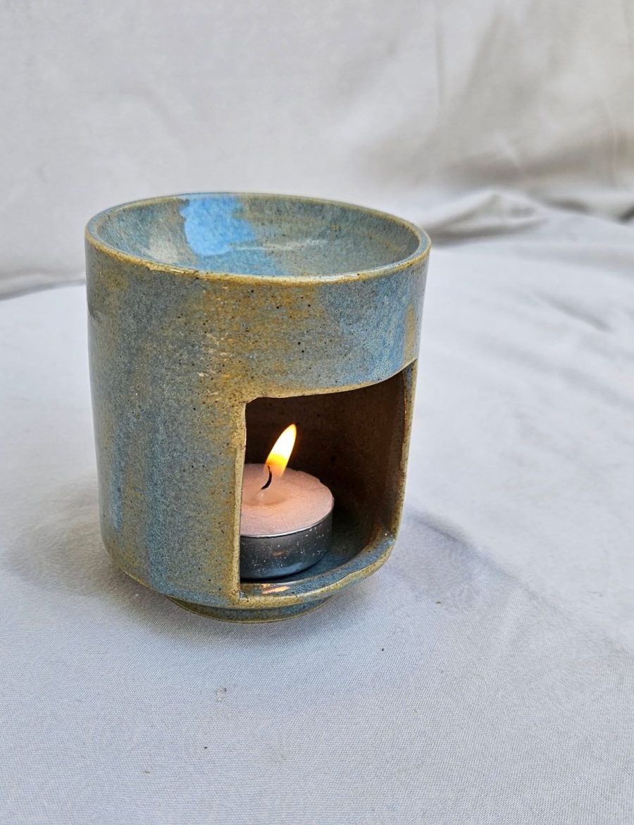 מבער לשמן בכחול