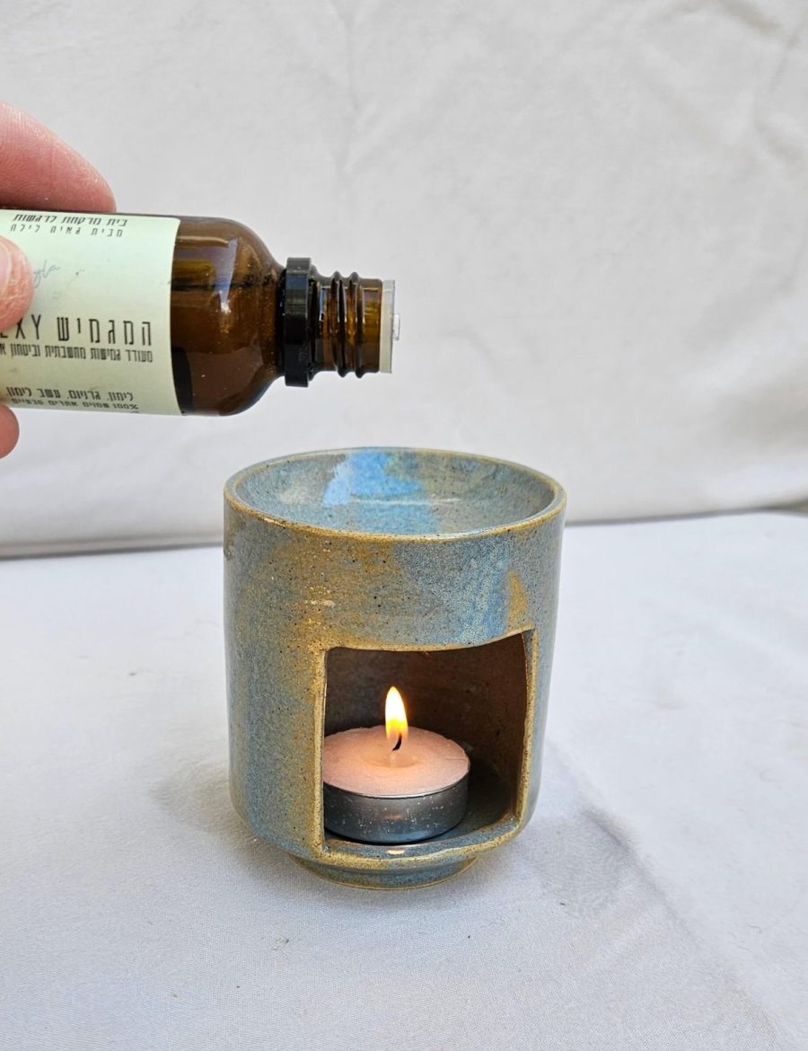 מבער לשמן בכחול