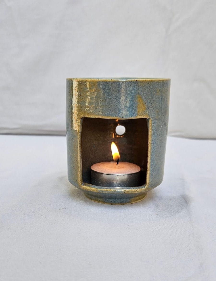 מבער לשמן בכחול