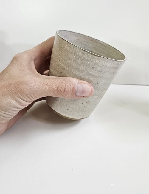 כוס יומיומית בלבן