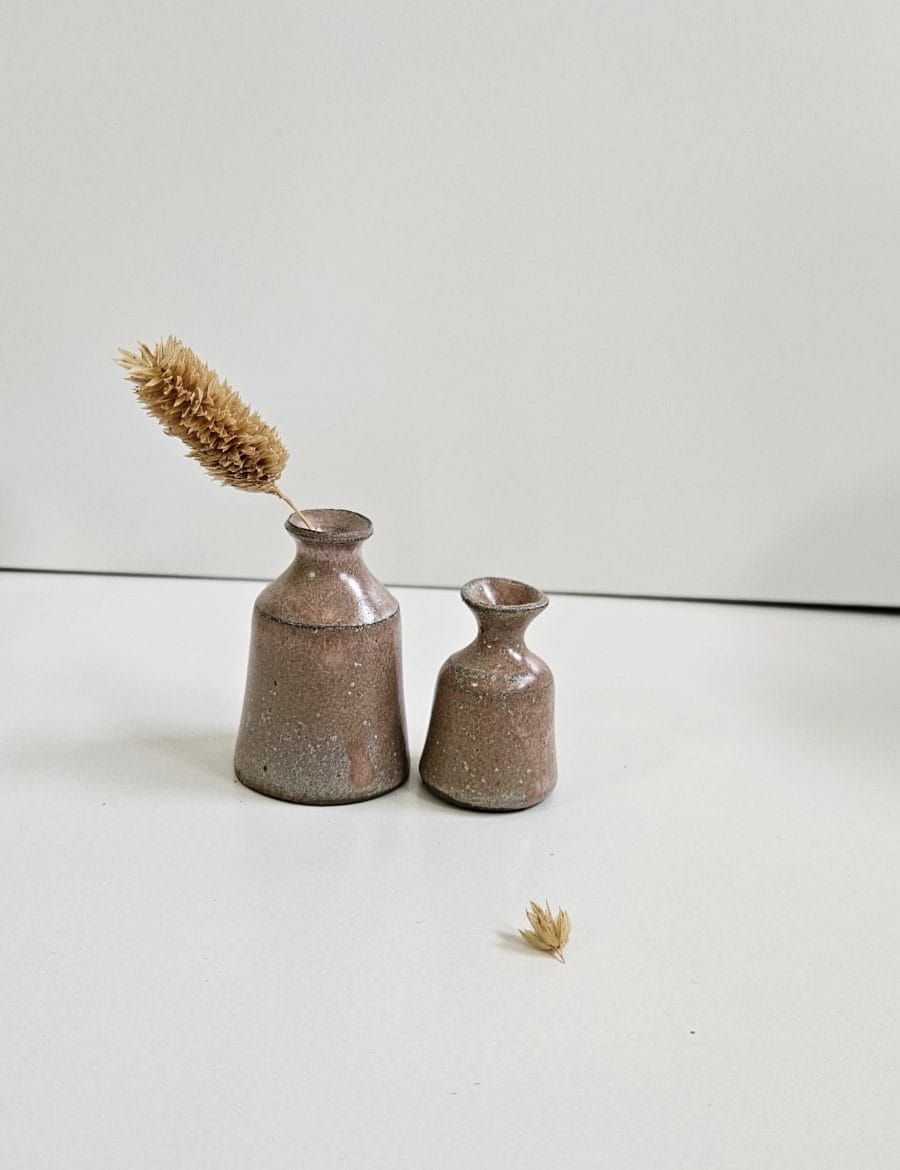 זוג כדים קטנטנים בורוד עתיק