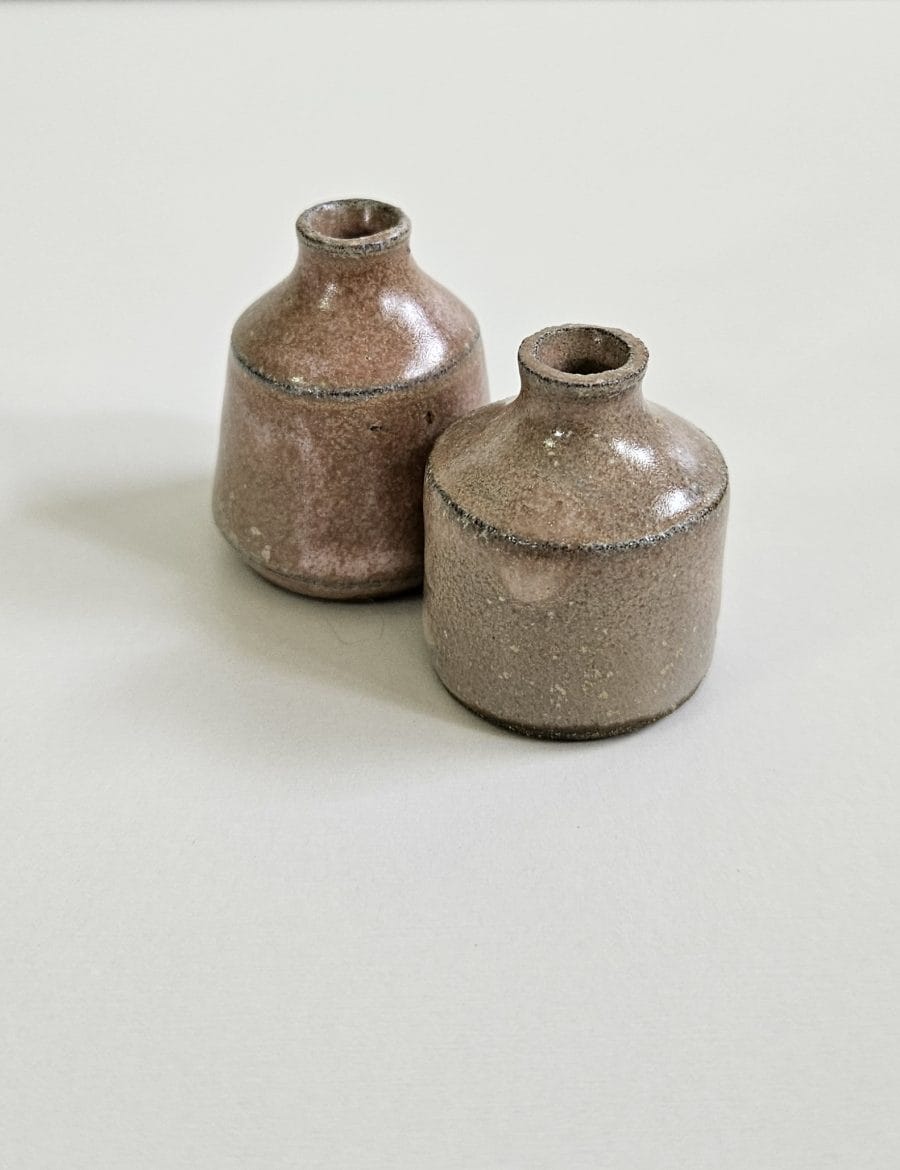 זוג כדים קטנטנים בורוד עתיק