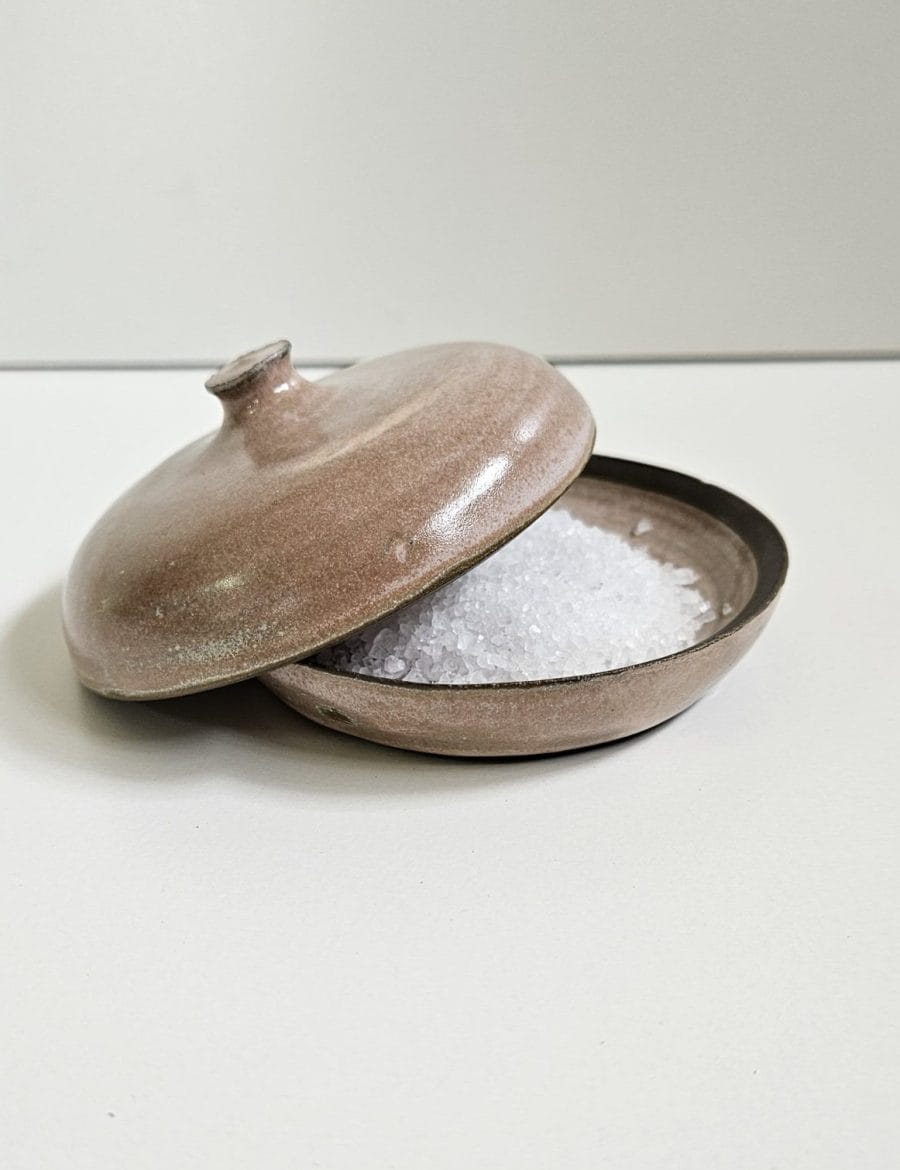 צנצנת שטוחה בורוד