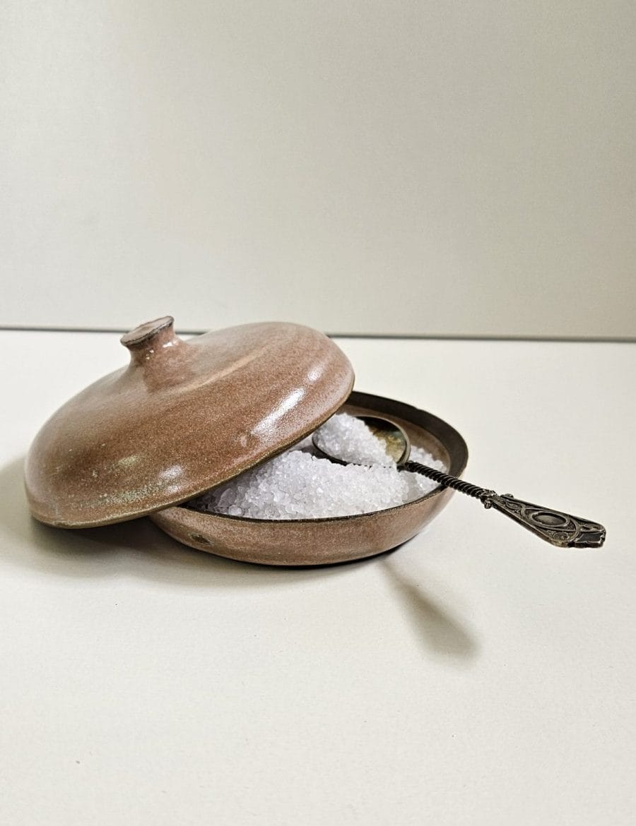 צנצנת שטוחה בורוד