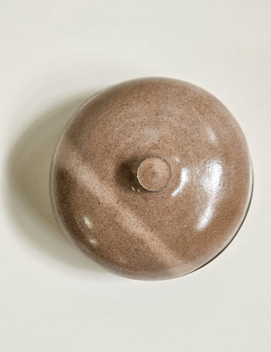 צנצנת שטוחה בורוד