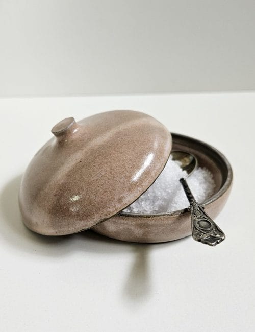 צנצנת שטוחה בורוד