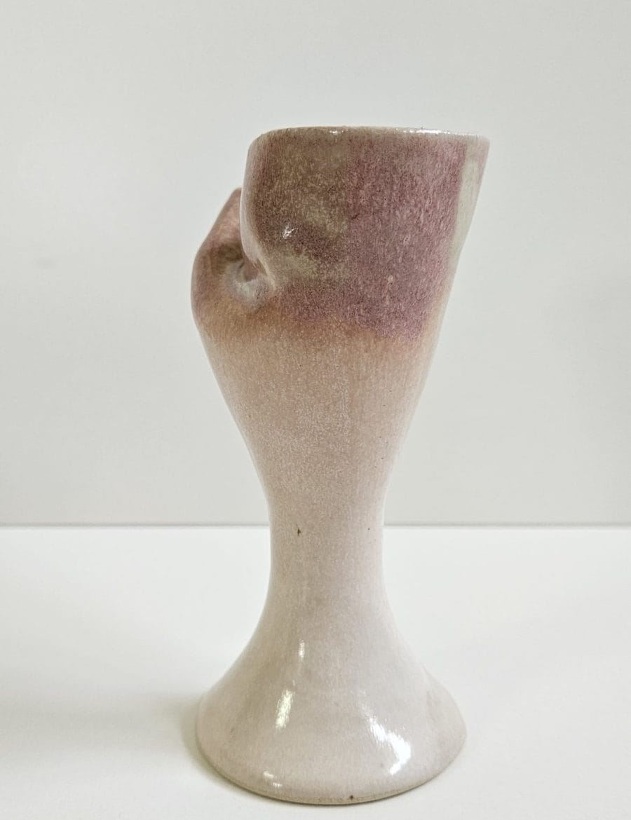 גביע קידוש בורוד לבן מגוון מקומט